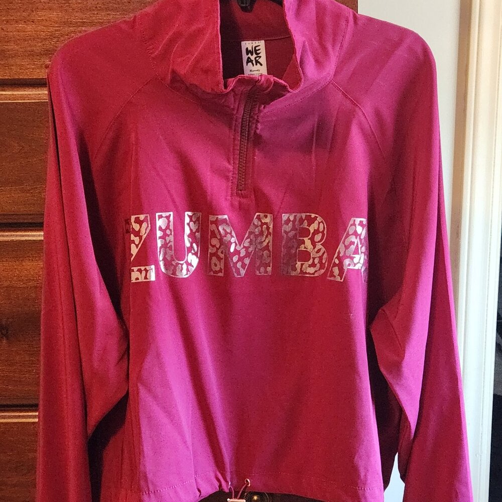 ZUMBA High Neck Cropped Pullover